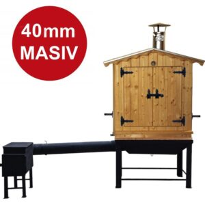 Dřevěná udírna Master Smoker 40 XL s topeništěm