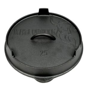 Litinové víko Valhal Outdoor na pánev 25 cm
