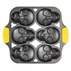 Litinová pečící forma Lodge ve tvaru LEBKA