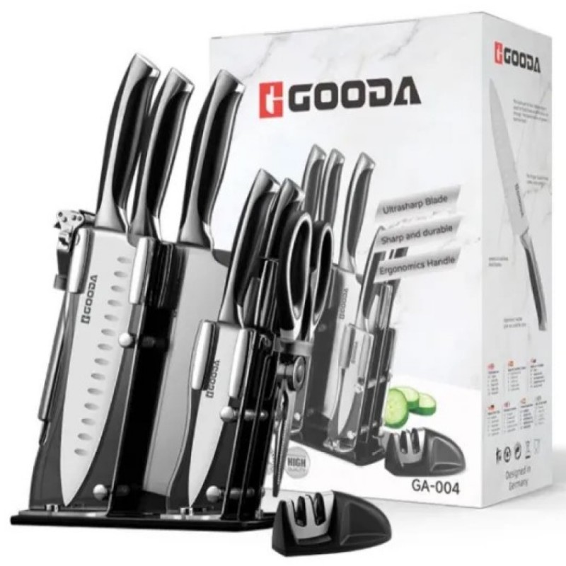 9-dílná sada kuchyňského náčiní Gooda ve stojanu