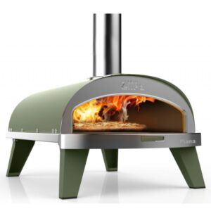 Pec na pizzu Piana na dřevo ZiiPa - zelená