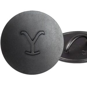 Litinový lis na hamburgery Lodge Yellowstone 20 cm